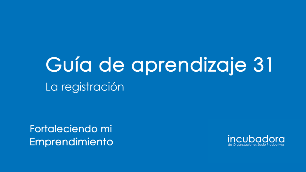 La registración